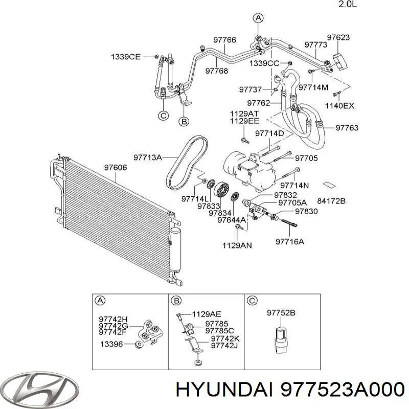  977523A000 Hyundai/Kia