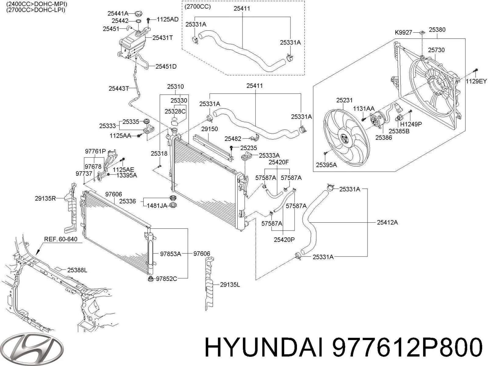  977612P800 Hyundai/Kia