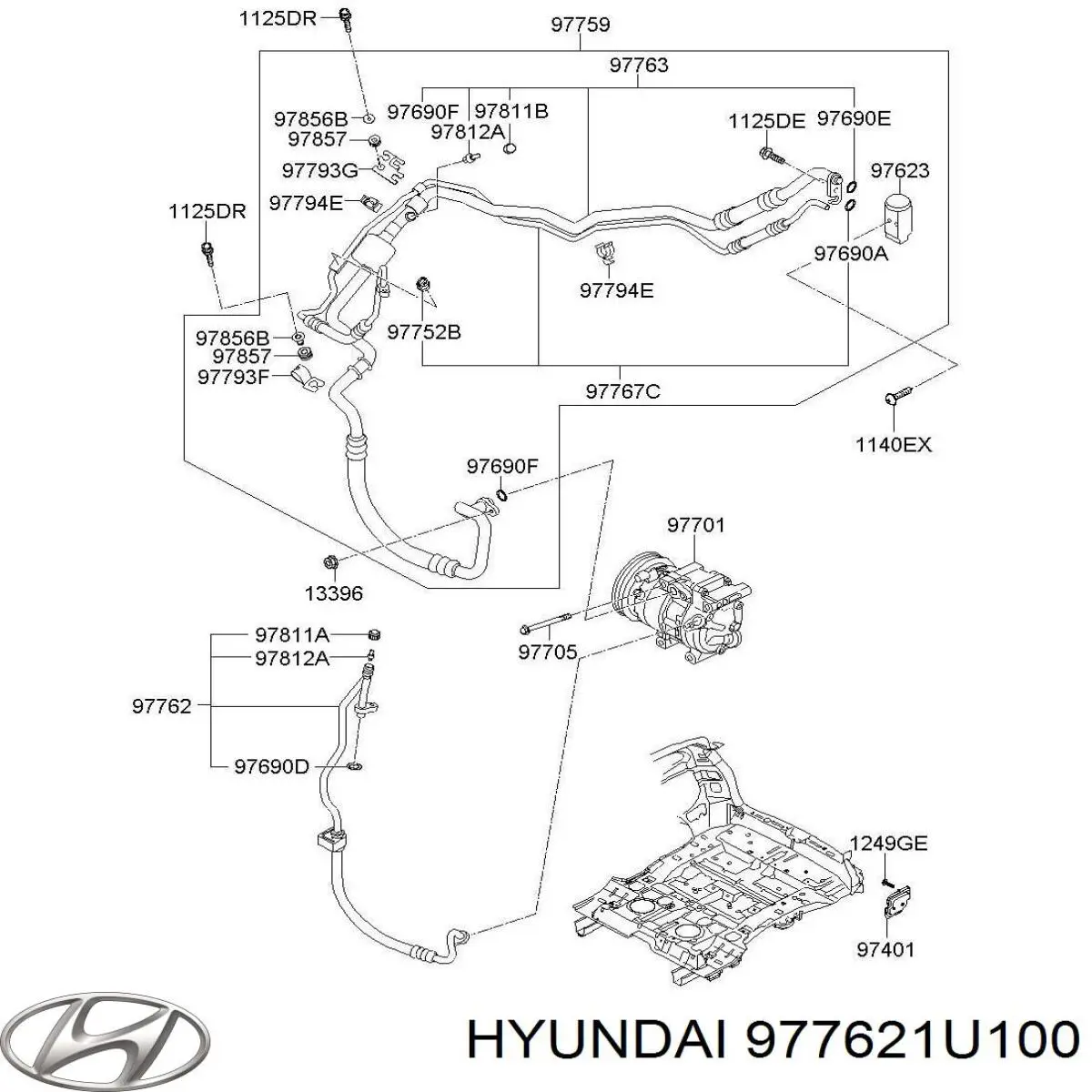 977621U100 Hyundai/Kia 