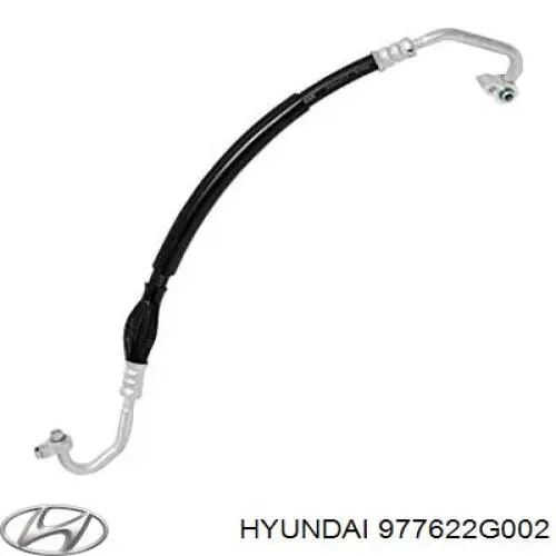 Шланг кондиционера, от компрессора к радиатору Hyundai/Kia 977622G002 цена, от 18.52 USD