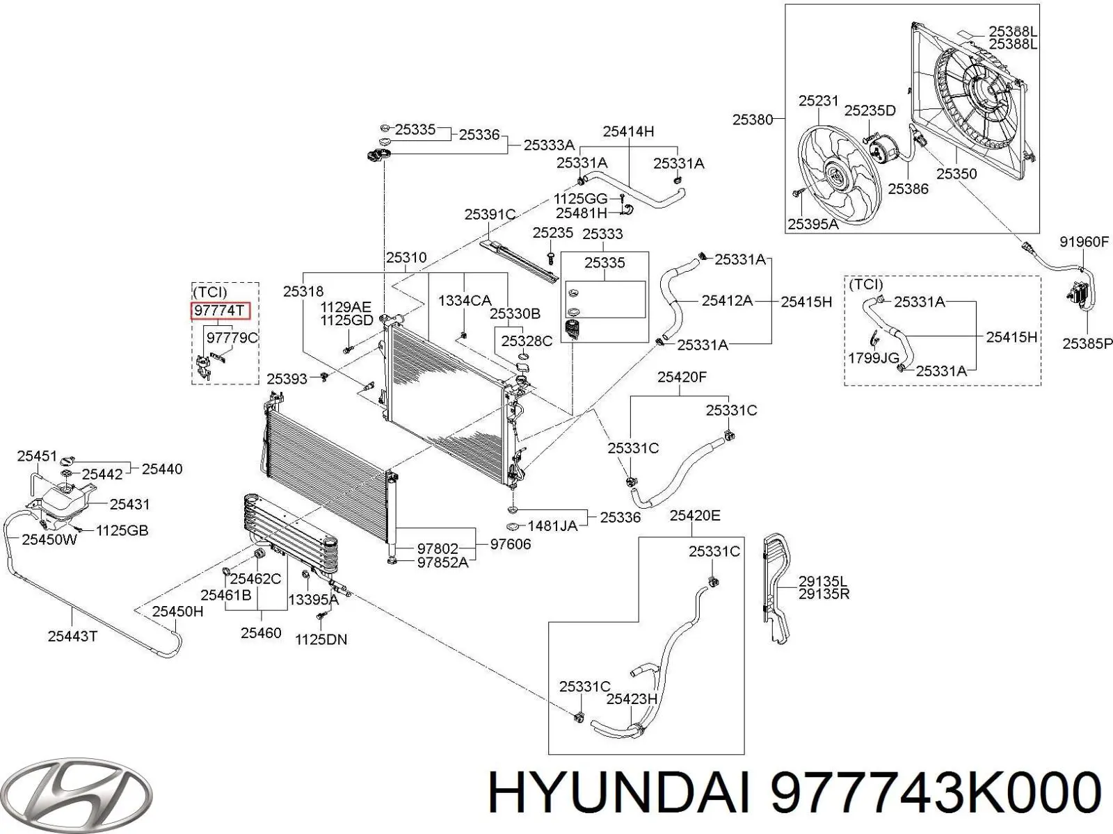  977743K000 Hyundai/Kia