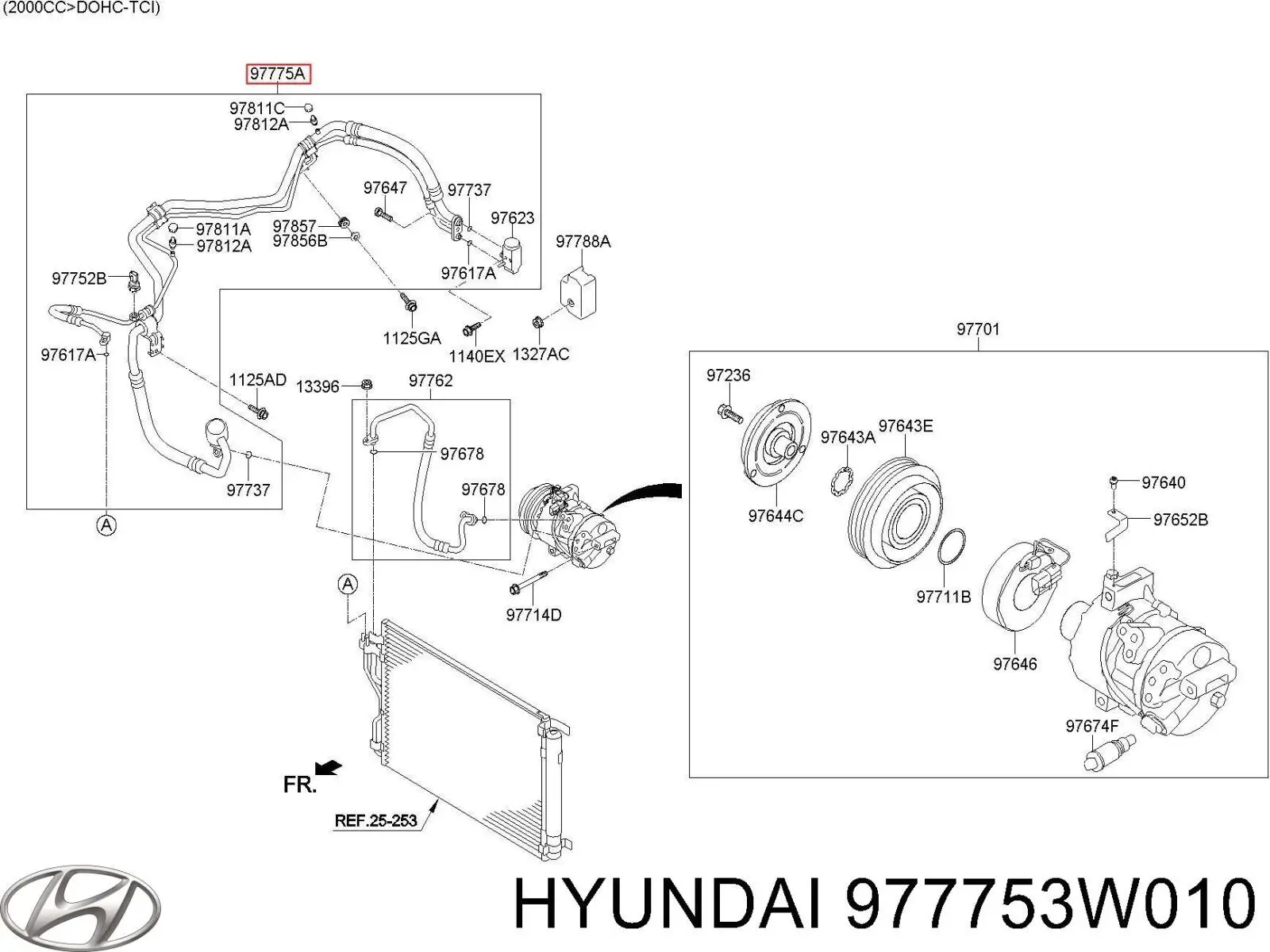  977753W010 Hyundai/Kia