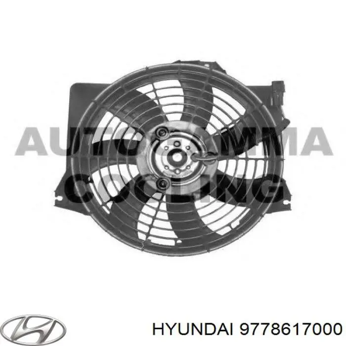 Мотор вентилятора кондиционера на Hyundai Matrix FC
