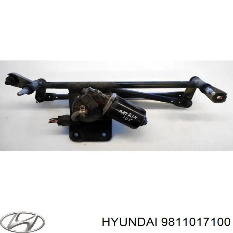 Мотор стеклоочистителя HYUNDAI 9811017100