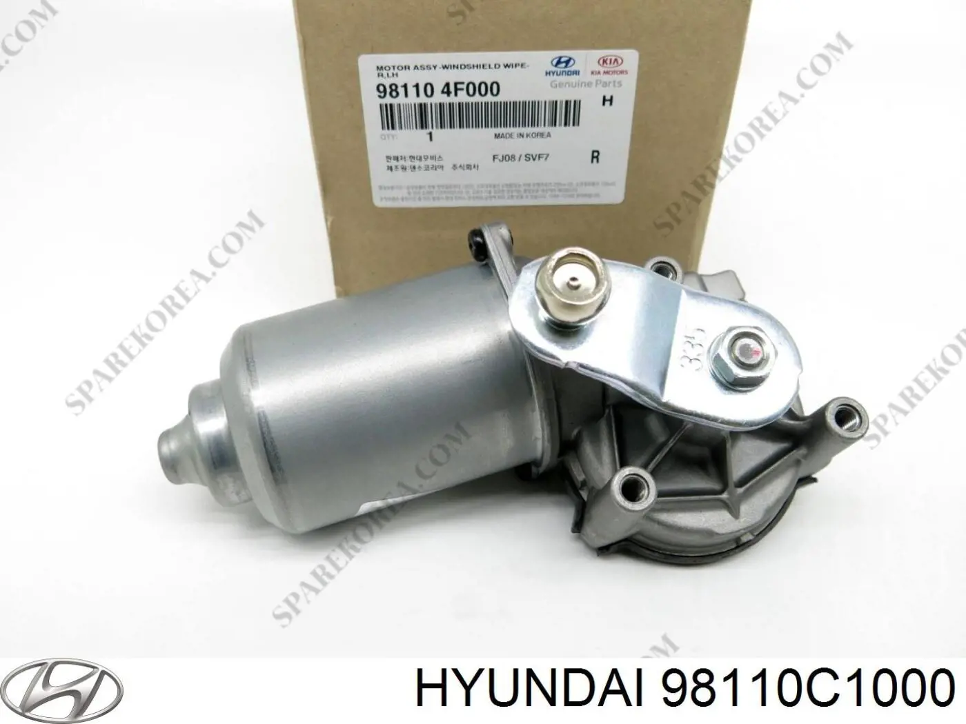 Motor de limpador pára-brisas do pára-brisas para Hyundai Sonata (LF)