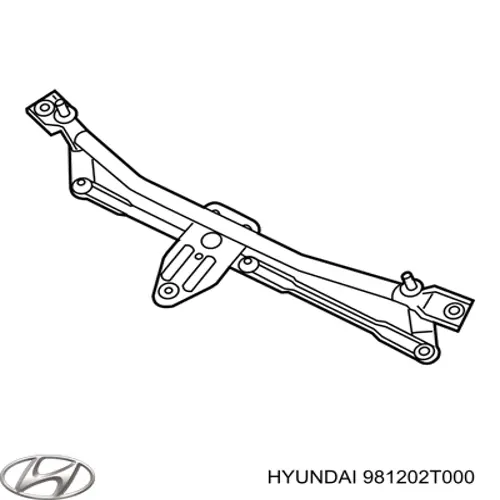 981202T000 Hyundai/Kia trapézio de limpador pára-brisas