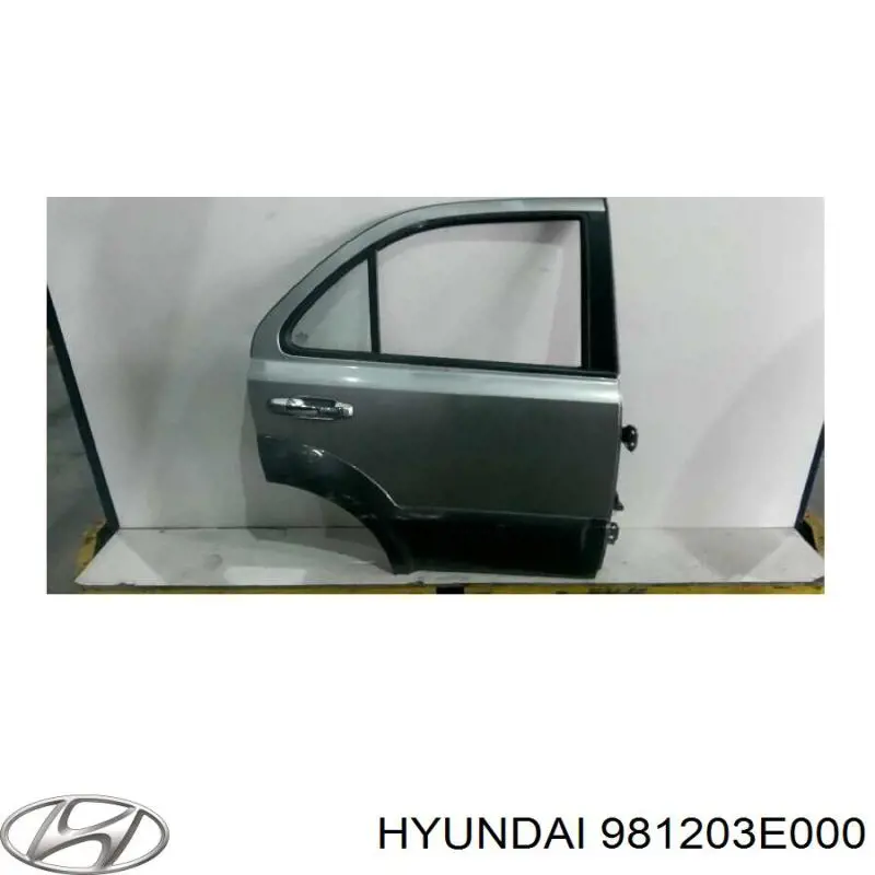 981203E000 Hyundai/Kia trapézio de limpador pára-brisas