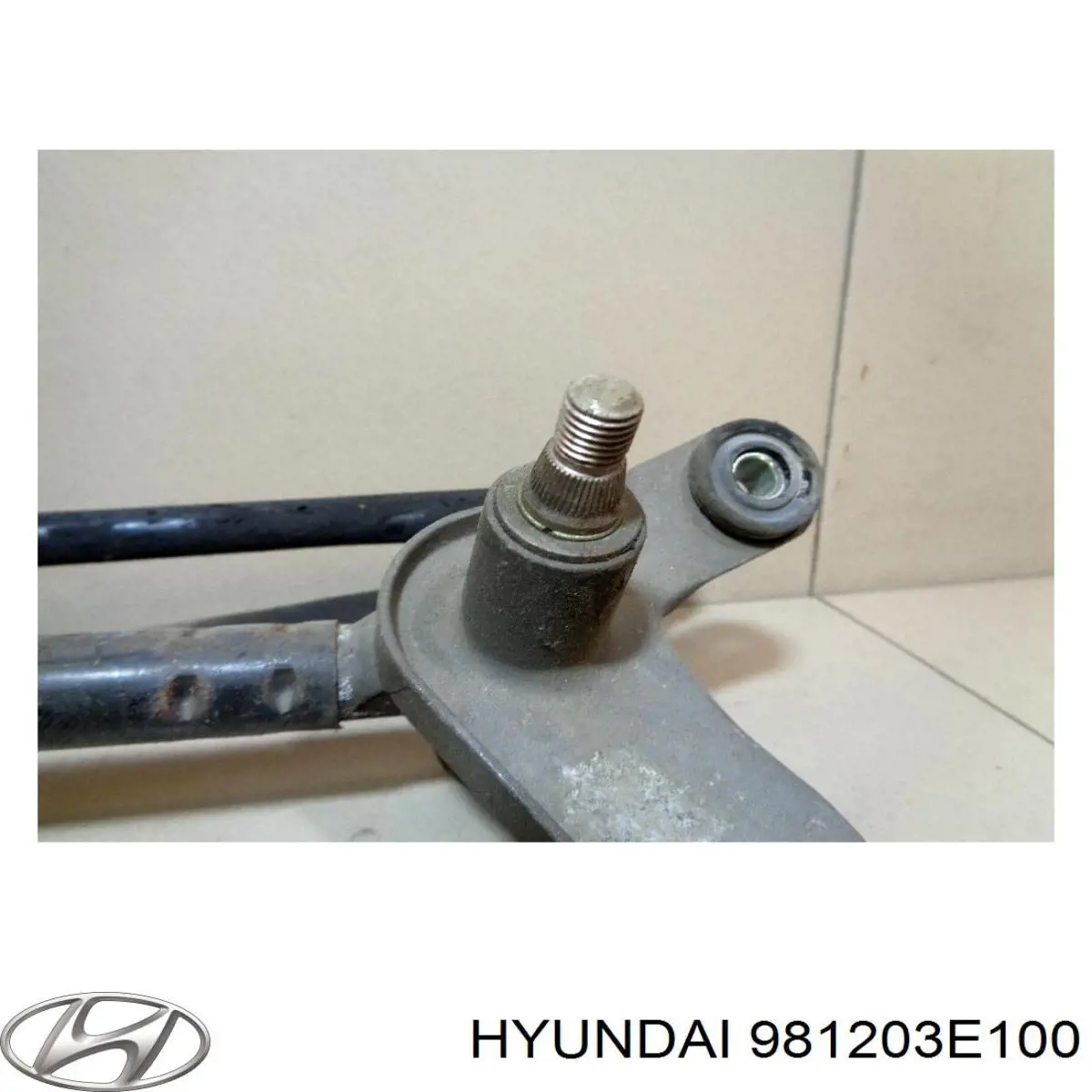 981203E100 Hyundai/Kia trapézio de limpador pára-brisas