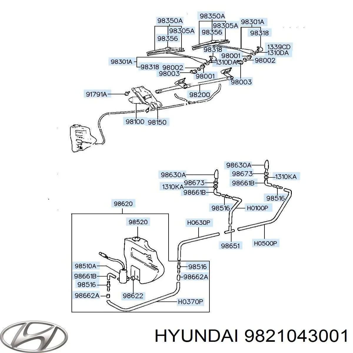  9821043001 Hyundai/Kia