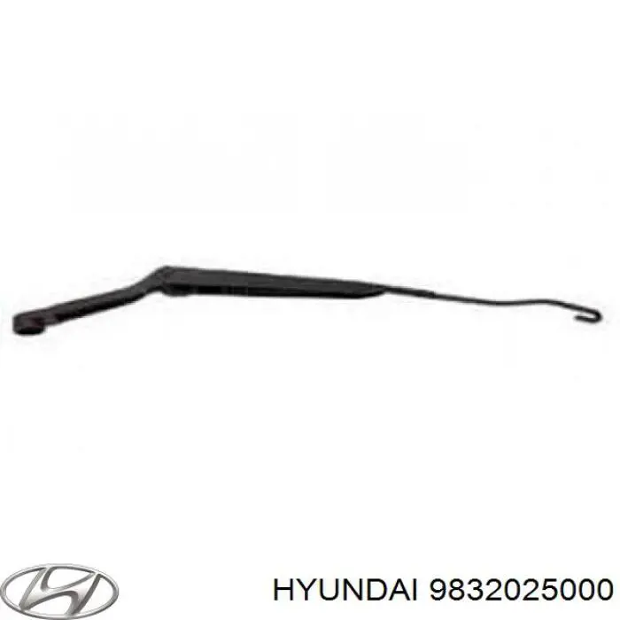 Рычаг-поводок стеклоочистителя лобового стекла на Hyundai Accent LC