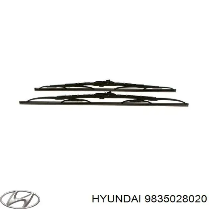 Рычаг-поводок стеклоочистителя лобового стекла на Hyundai Lantra II 