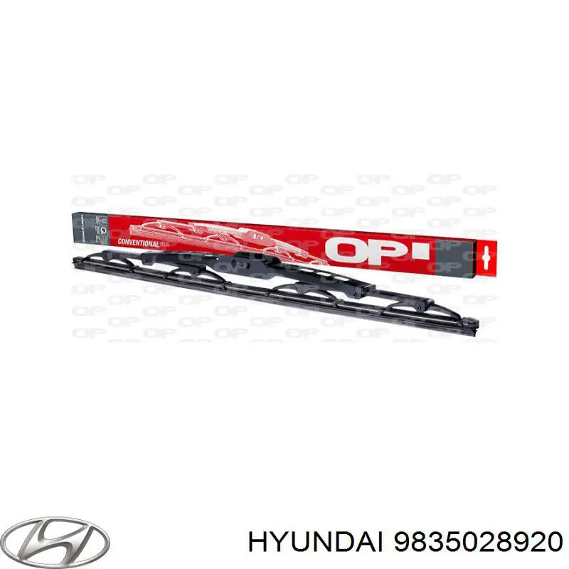 Щетка-дворник лобового стекла, пассажирская Hyundai/Kia 9835028920 цена, от 9.09 USD