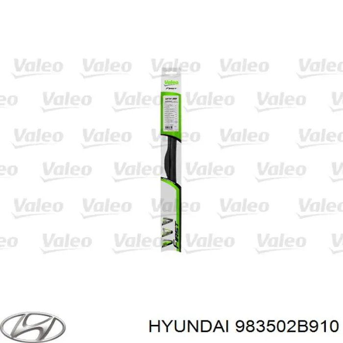 Щетка стеклоочистителя лобового стекла, водительская Hyundai/Kia 983502B910 цена, от 9.35 USD