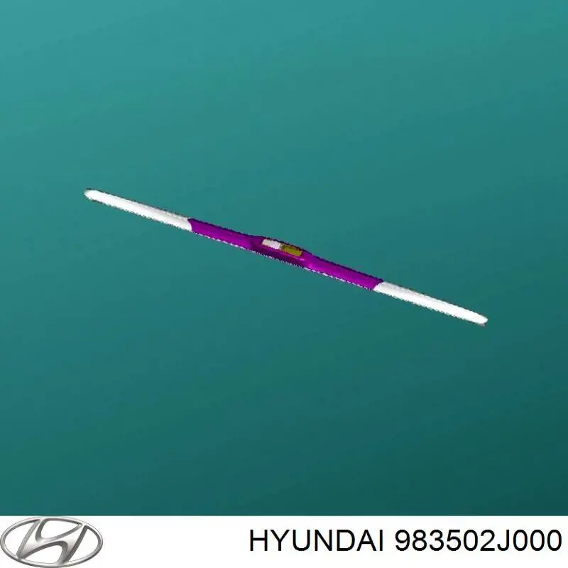 Щетка-дворник лобового стекла водительская Hyundai/Kia 983502J000