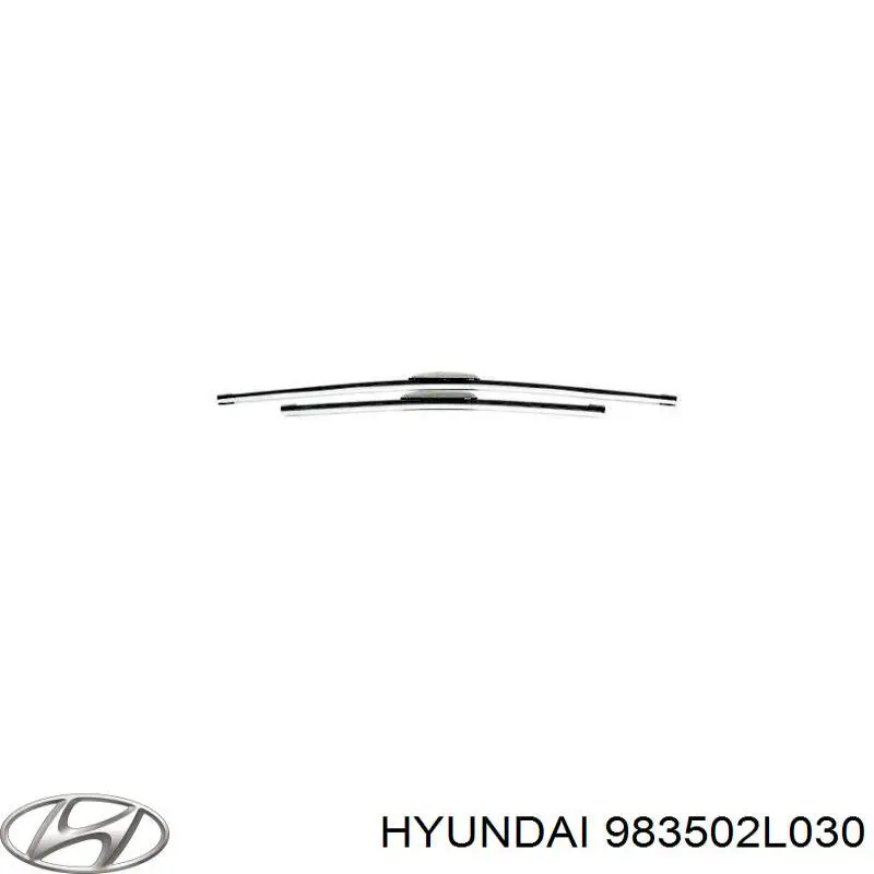983502L030 Hyundai/Kia щетка-дворник лобового стекла водительская