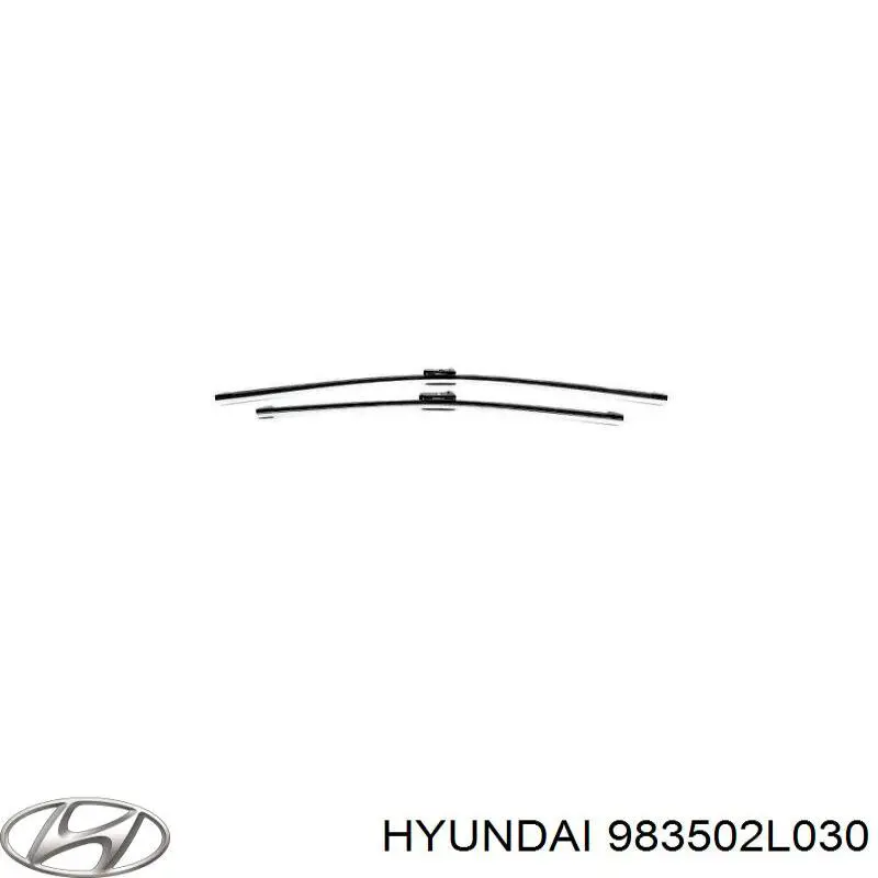Купить 983502L030 Hyundai/Kia Щетка-дворник лобового стекла водительская