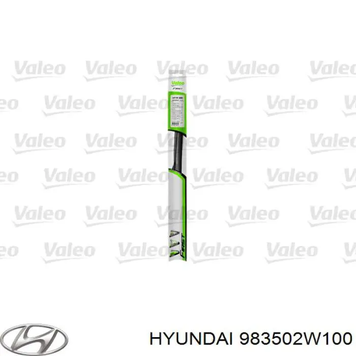 Щетка стеклоочистителя лобового стекла, водительская Hyundai/Kia 983502W100 цена, от 10.17 USD