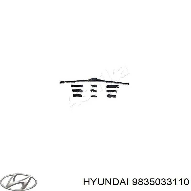 Рычаг-поводок стеклоочистителя лобового стекла 9835033110 Hyundai/Kia