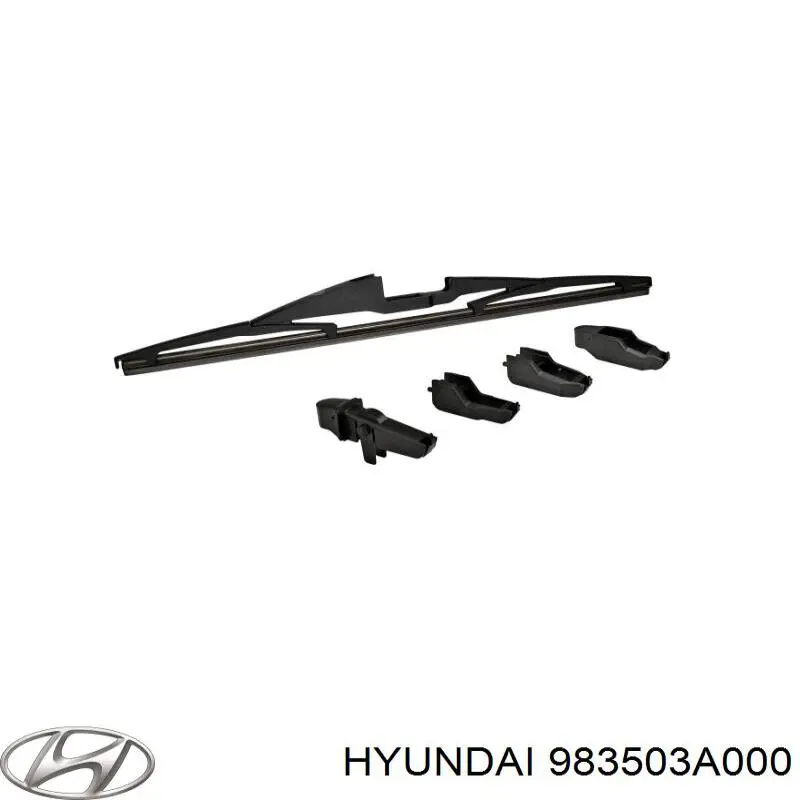 Щетка-дворник лобового стекла водительская 983503A000 Hyundai/Kia