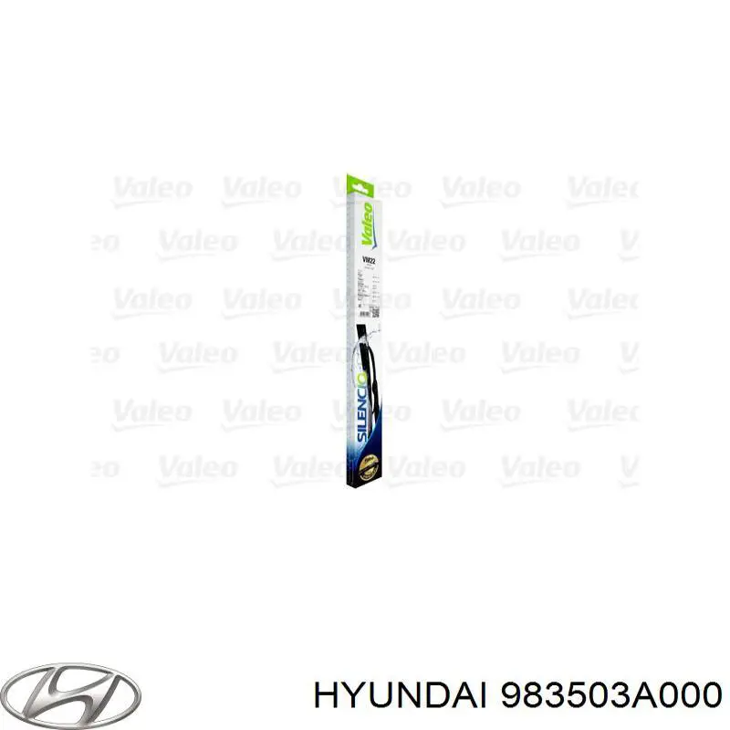Щетка стеклоочистителя лобового стекла, водительская Hyundai/Kia 983503A000 цена, от 11.77 USD