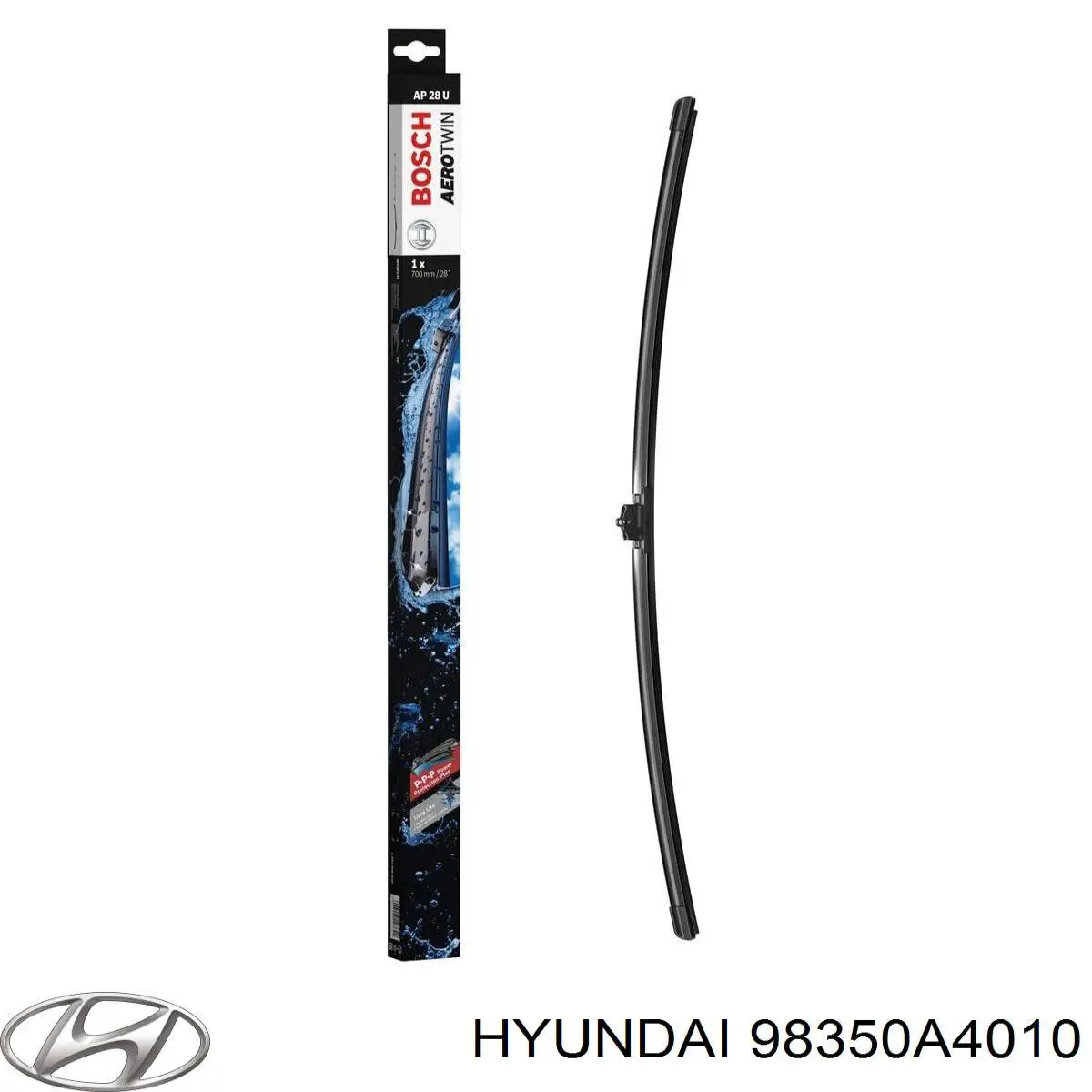 98350A4010 Hyundai/Kia щетка-дворник лобового стекла водительская