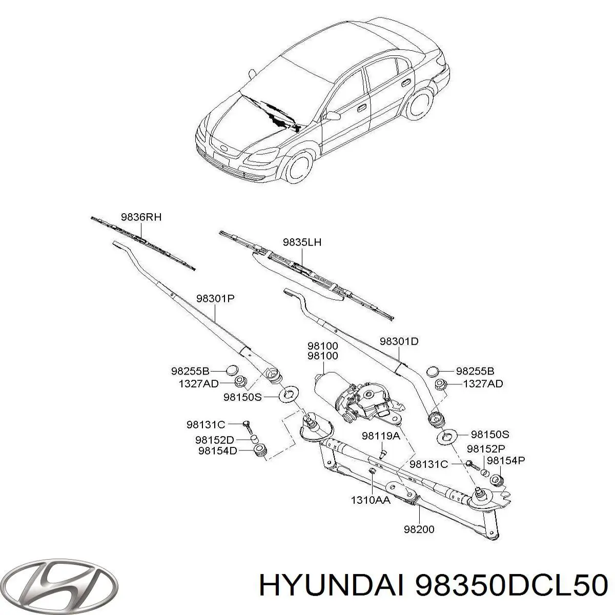 98350DCL50 Hyundai/Kia 