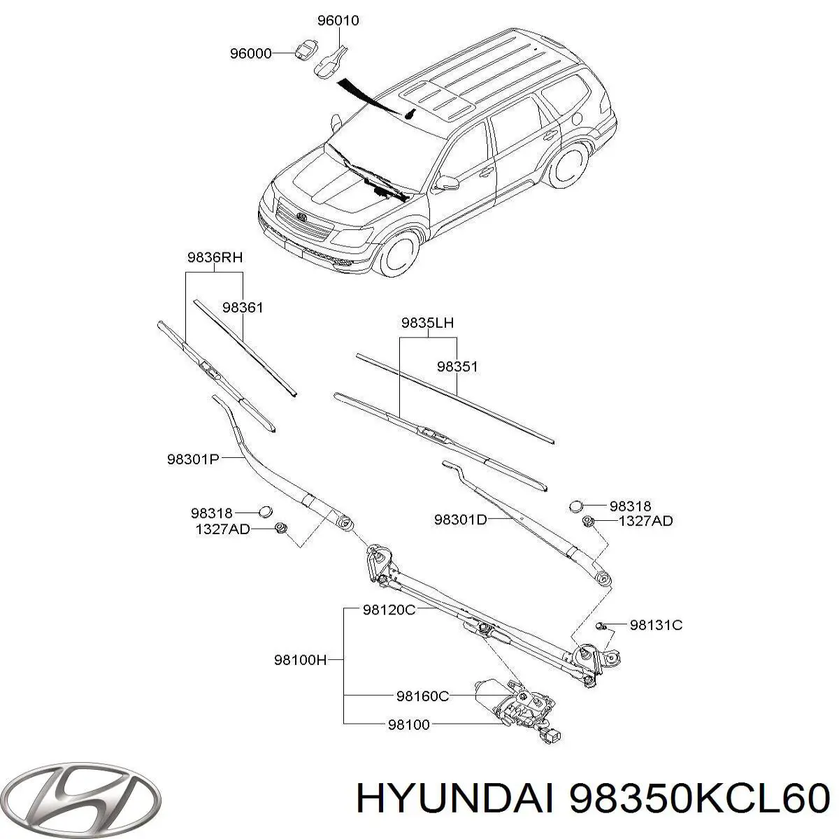  Hyundai/Kia 98350KCL60 цена, от 12.19 USD