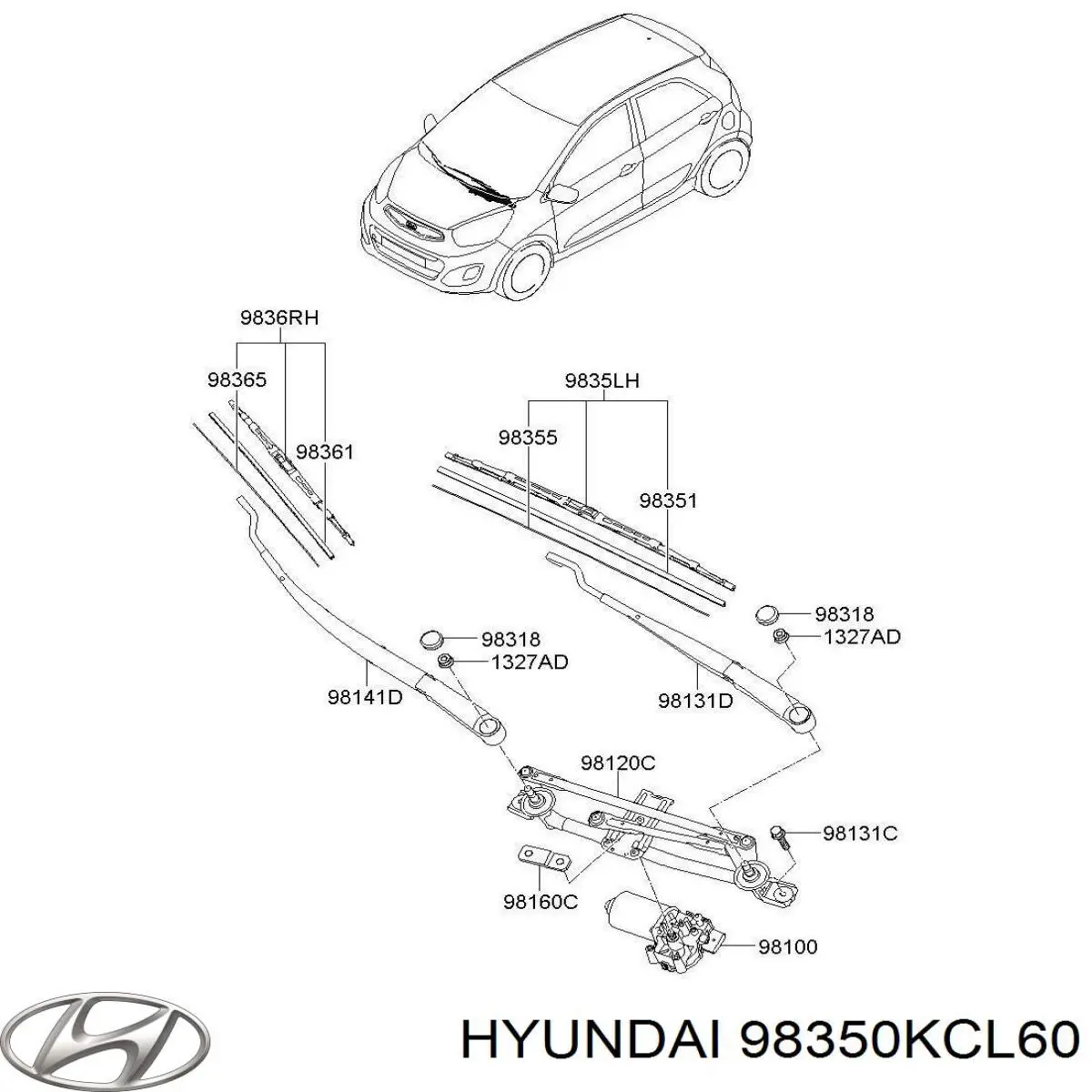  98350KCL60 Hyundai/Kia