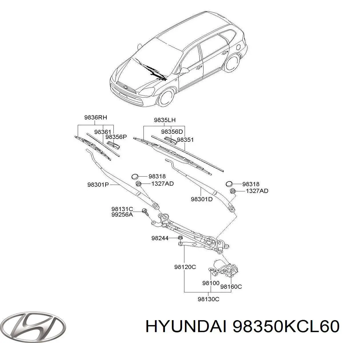 98350KCL60 Hyundai/Kia 