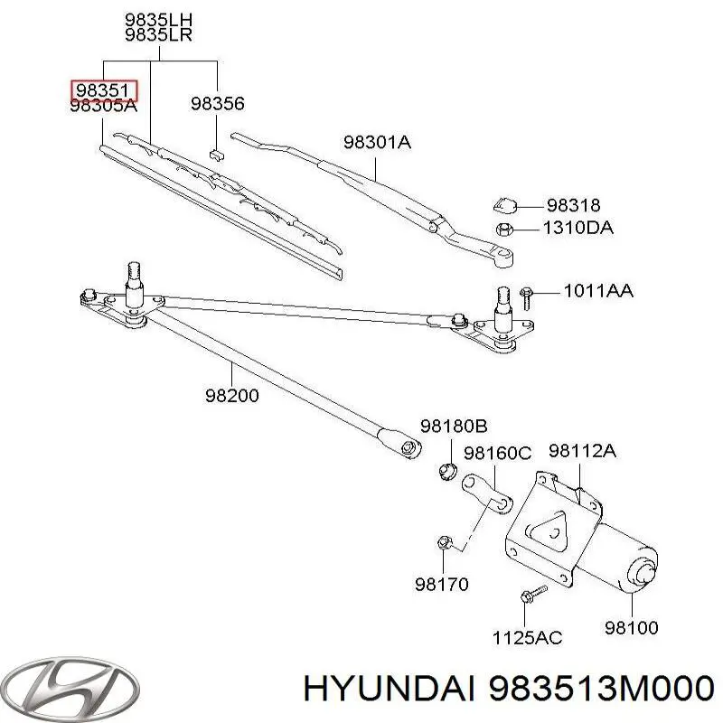 983513M000 Hyundai/Kia 