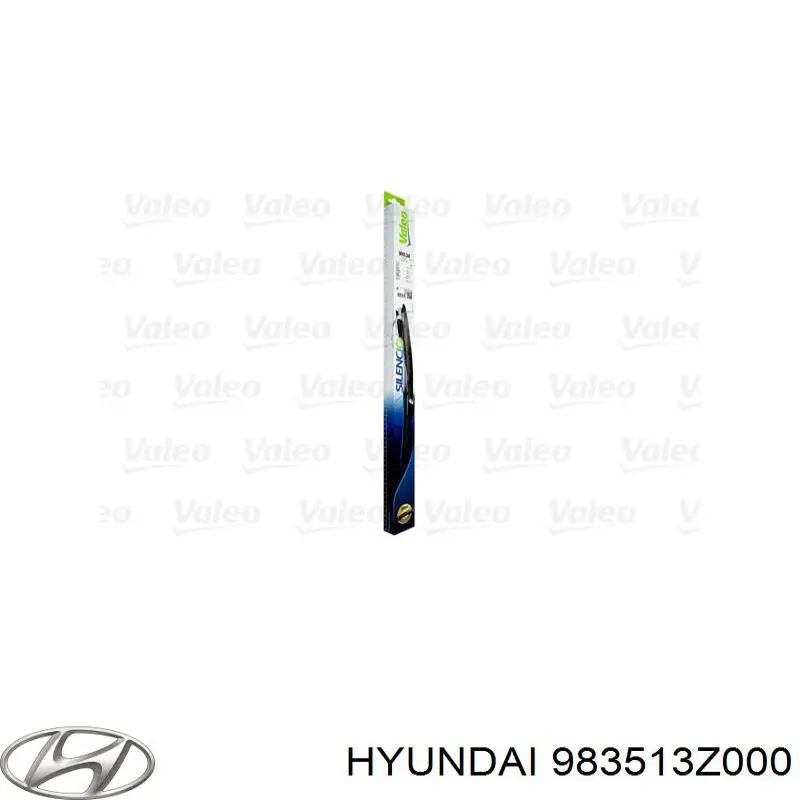 983513Z000 Hyundai/Kia щетка-дворник лобового стекла пассажирская