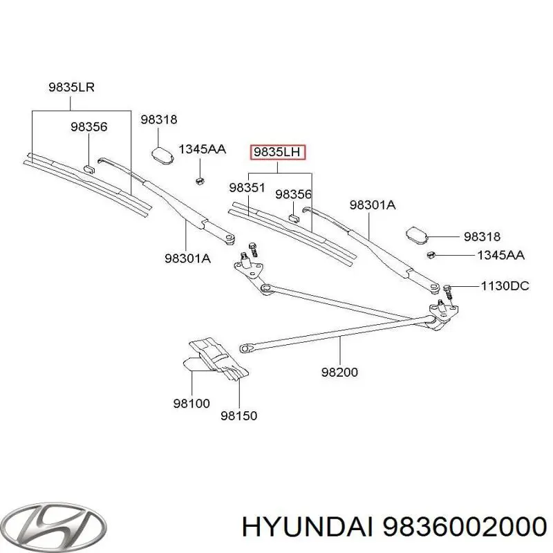  Hyundai/Kia 9836002000 цена, от 6.78 USD