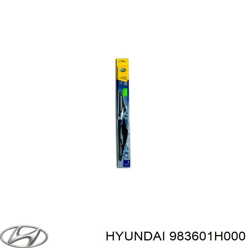 Щетка-дворник лобового стекла пассажирская 983601H000 Hyundai/Kia