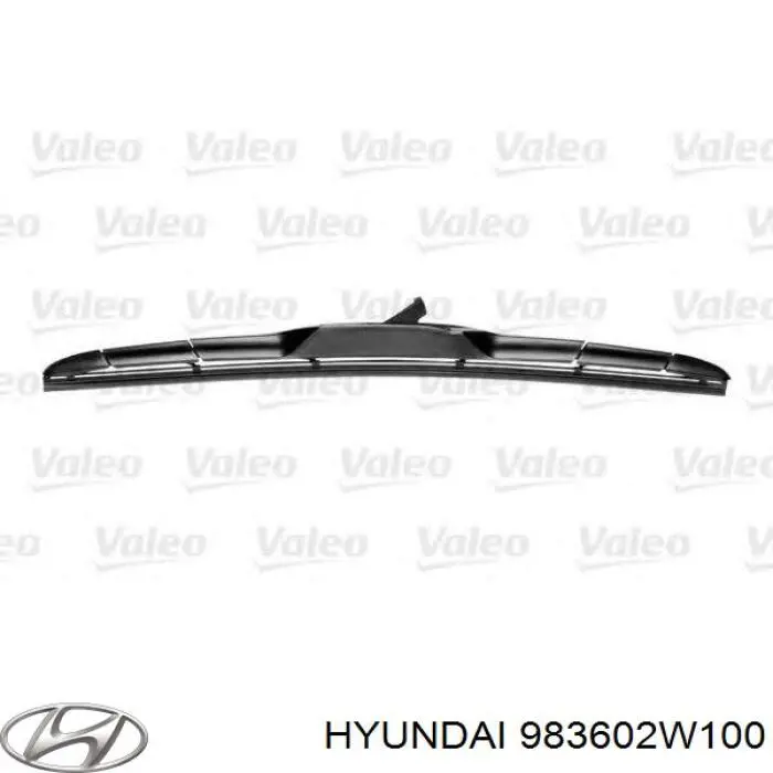 983602W100 Hyundai/Kia Щетка стеклоочистителя лобового стекла, пассажирская