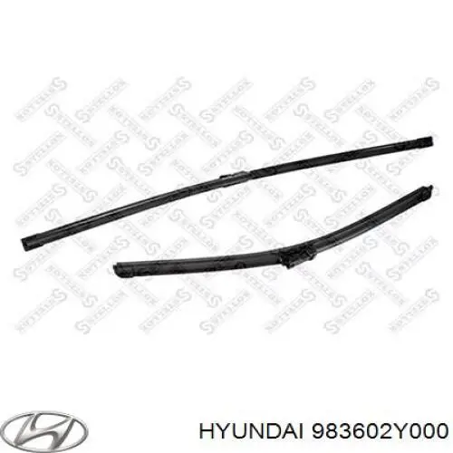983602Y000 Hyundai/Kia щетка-дворник лобового стекла пассажирская