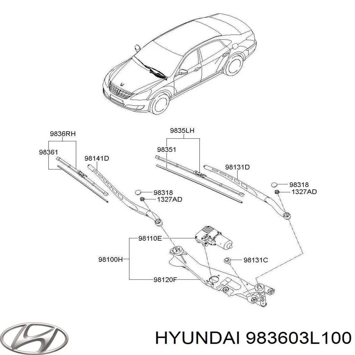 Стеклоочистители лобового стекла Nissan/Infiniti 28890MB400