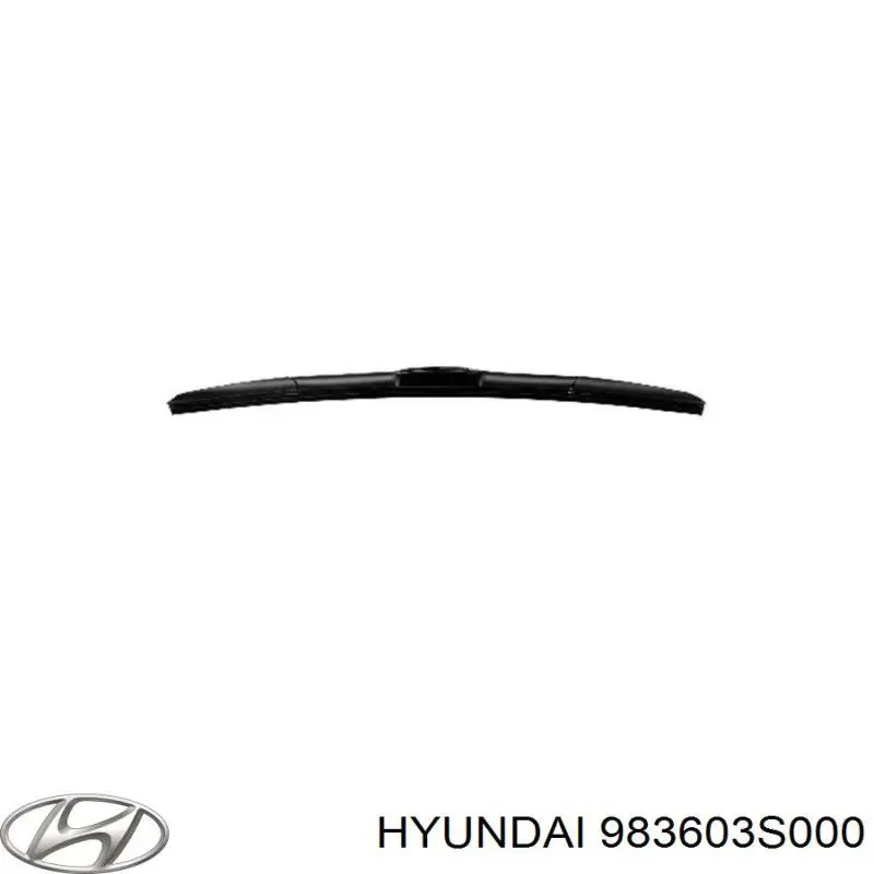 Щетка-дворник лобового стекла, пассажирская Hyundai/Kia 983603S000 цена, от 10.79 USD