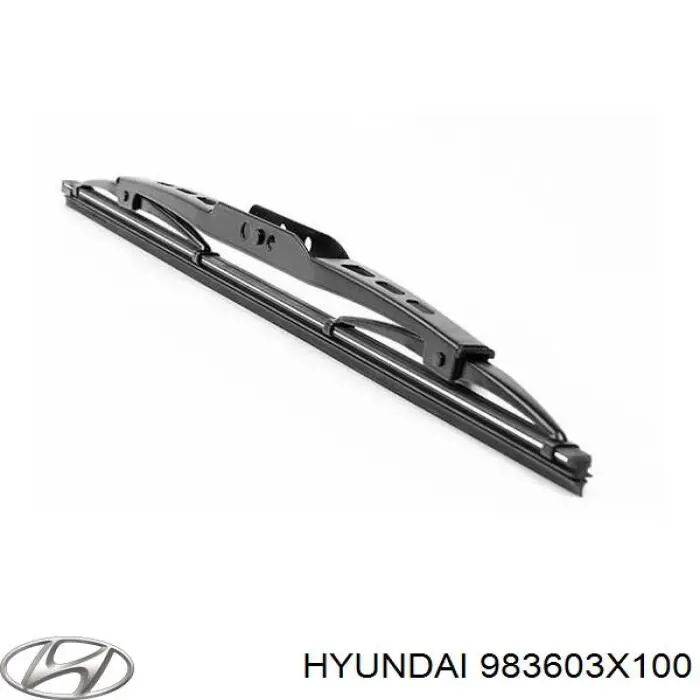 Щетка-дворник лобового стекла пассажирская Hyundai/Kia 983603X100