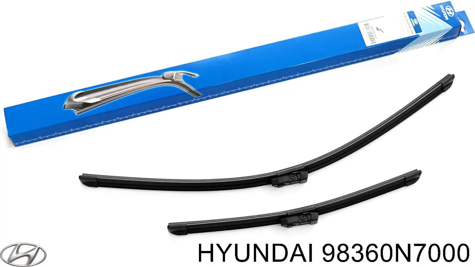 Купить 98360N7000 Hyundai/Kia Щетка-дворник лобового стекла пассажирская