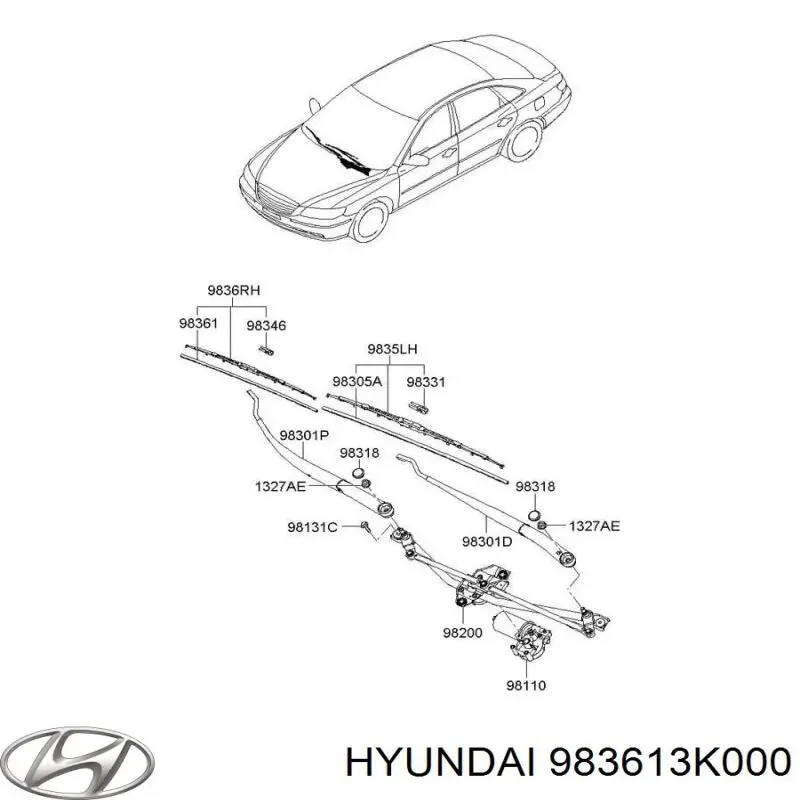 983613K000 Hyundai/Kia