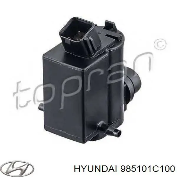 Насос-мотор омывателя заднего стекла Hyundai/Kia 985101C100