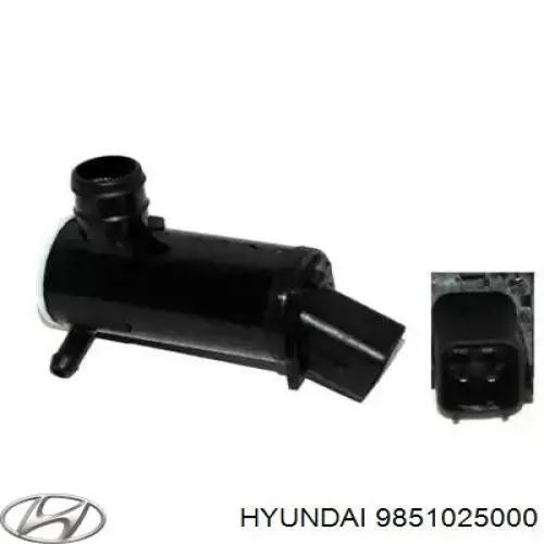 Купить 9851025000 Hyundai/Kia Моторчик омывателя переднего стекла