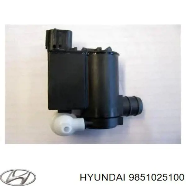 Насос-мотор омывателя стекла переднего/заднего 9851025100 Hyundai/Kia