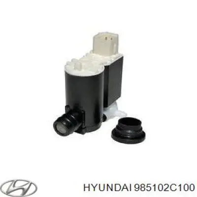 Насос-мотор омывателя стекла переднего Hyundai/Kia 985102C100