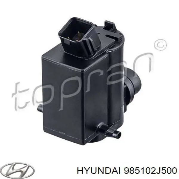 Bomba de motor de fluido para lavador de vidro dianteiro para Hyundai I30 (GDH)