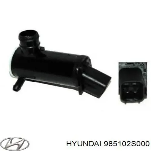 Насос-мотор омывателя стекла переднего Hyundai/Kia 985102S000