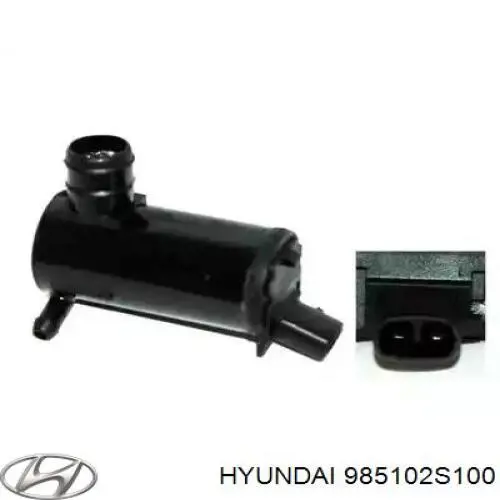 Насос-мотор омывателя стекла заднего Hyundai/Kia 985102S100