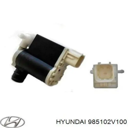 Насос-двигун омивача скла, переднього 985102V100 Hyundai/Kia