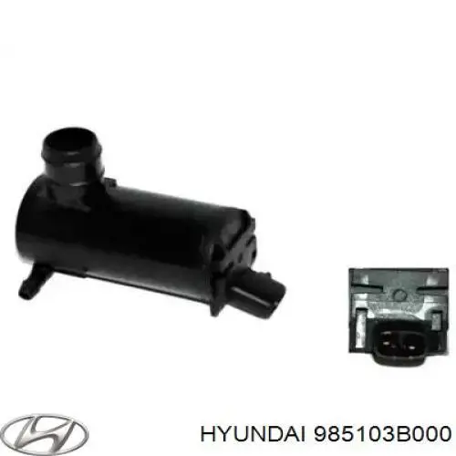 Насос-мотор омывателя стекла переднего Hyundai/Kia 985103B000