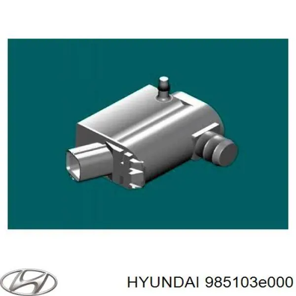 Насос-мотор омывателя стекла переднего Hyundai/Kia 985103E000